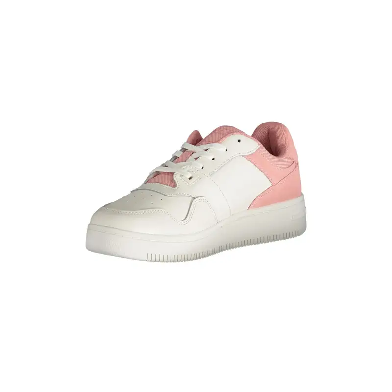 Scarpe Sneakers Donna Rosa con Dettagli a Contrasto e Logo miniatura 3