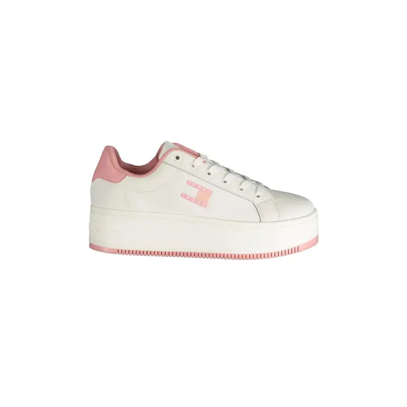 Scarpe Sneakers Donna Rosa con Zeppa 5 cm