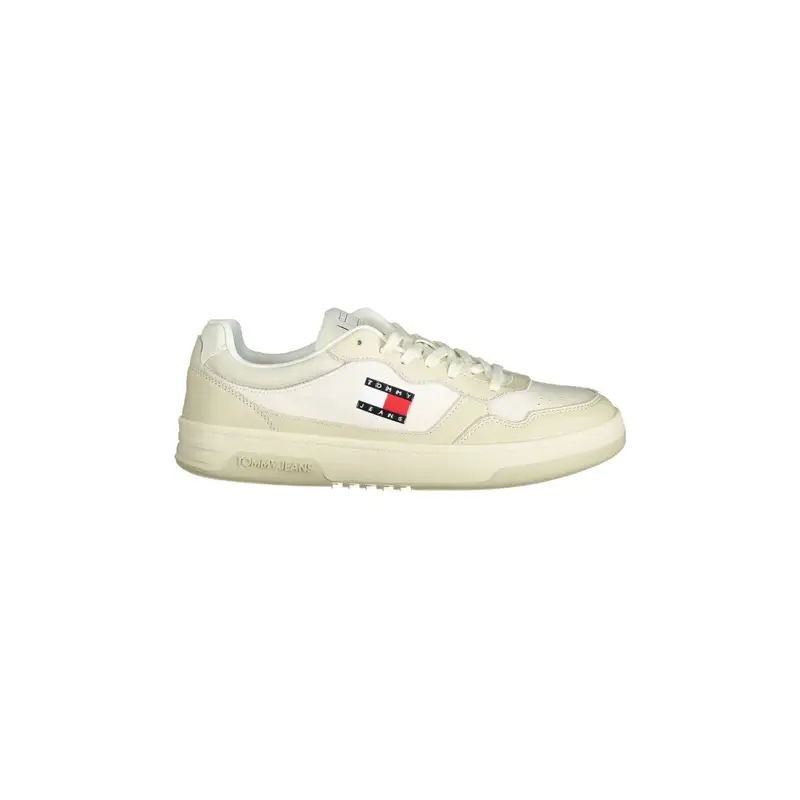 Scarpe Sneakers Uomo Beige con Dettagli Crema