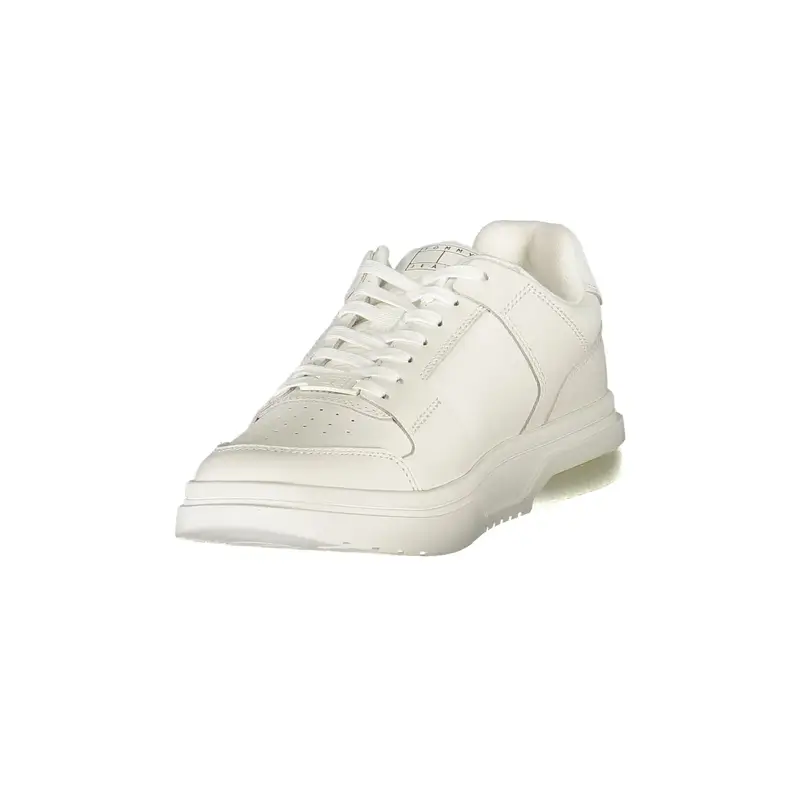Scarpe Sneakers Uomo Bianche con Dettagli a Contrasto Bianco miniatura 3