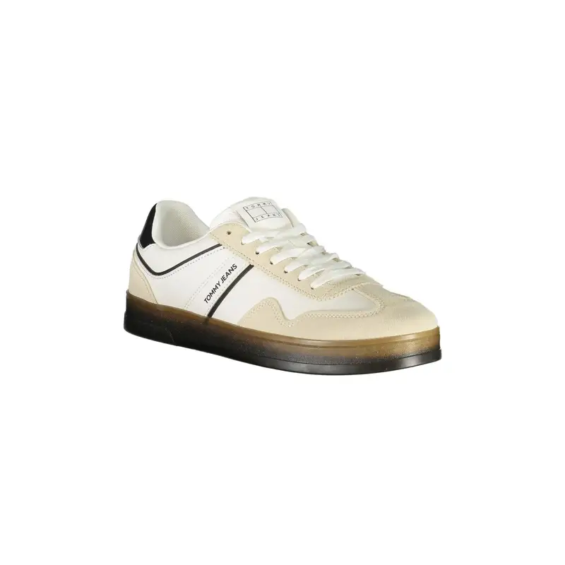 Scarpe Sneakers Uomo Bianche con Dettagli NeriIANCO Bianco miniatura 2