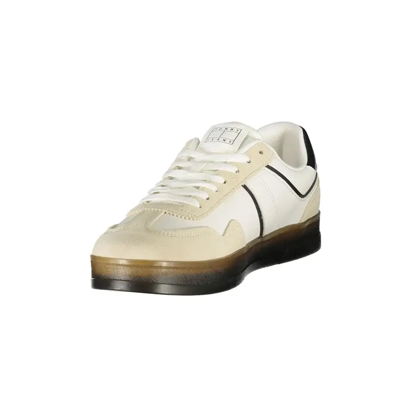 Scarpe Sneakers Uomo Bianche con Dettagli NeriIANCO Bianco miniatura 3