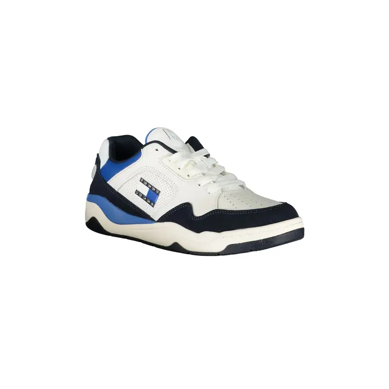 Scarpe Sneakers Uomo Blu con Dettagli a Contrasto miniatura 2