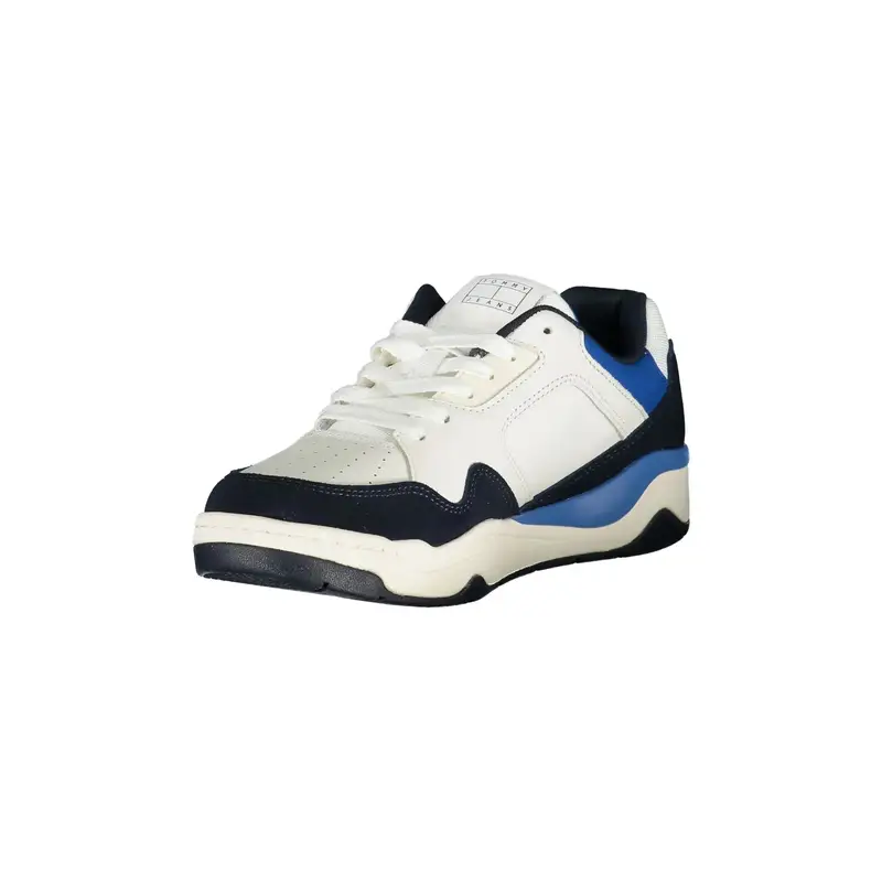 Scarpe Sneakers Uomo Blu con Dettagli a Contrasto miniatura 3