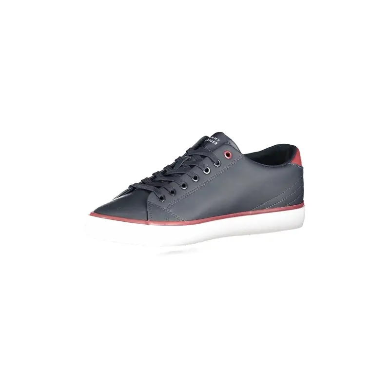 Scarpe Sneakers Uomo Blu con Dettagli a Contrasto miniatura 3