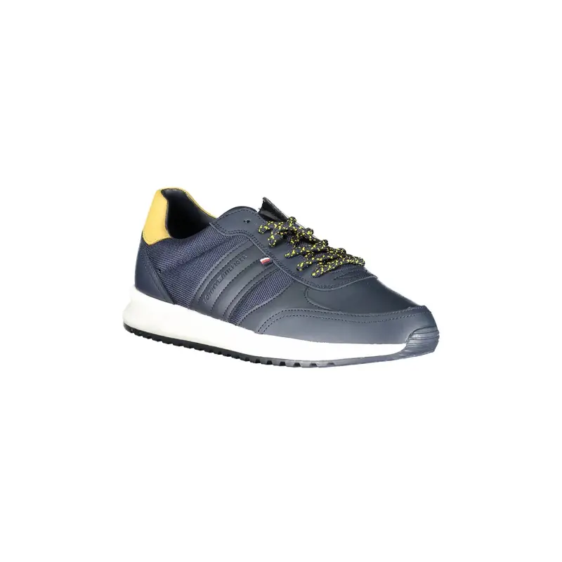 Scarpe Sneakers Uomo Blu con Lacci e Logo miniatura 2