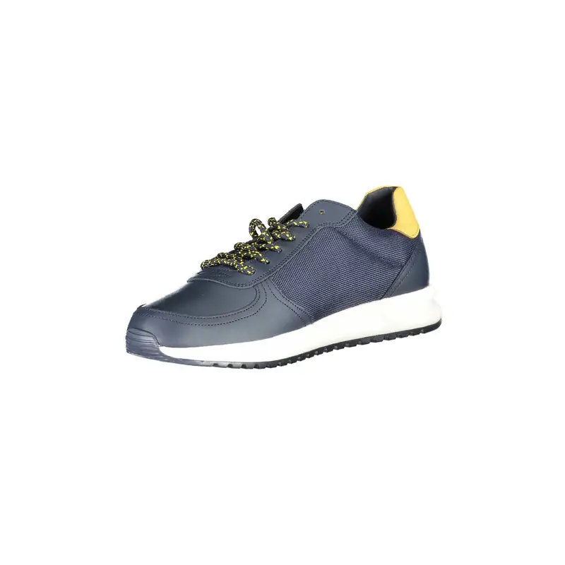 Scarpe Sneakers Uomo Blu con Lacci e Logo miniatura 3