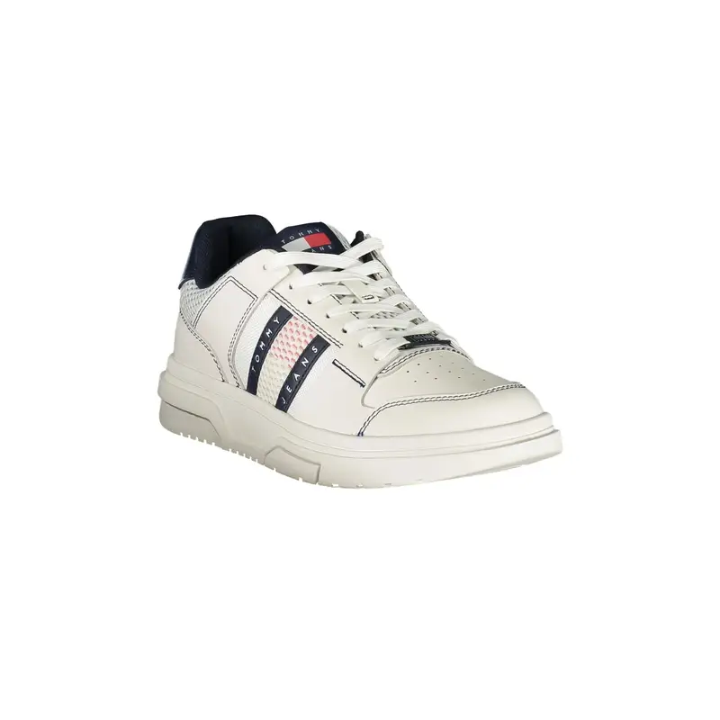 Scarpe Sneakers Uomo Blu con Ricamo, Applicazione e Plantare Removibile miniatura 2