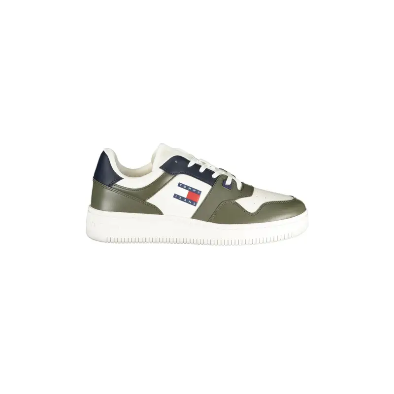 Scarpe Sneakers Uomo Verdi con Dettagli Blu Verde
