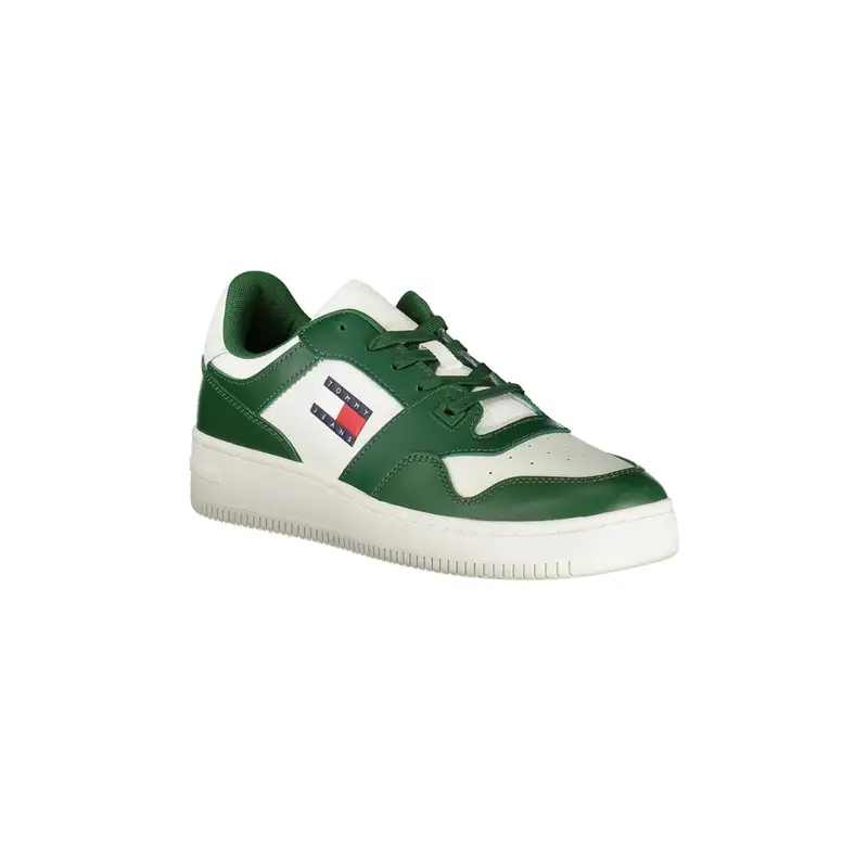 Scarpe Sneakers Uomo Verdi con Plantare Removibile e Dettagli a Contrasto Verde miniatura 2