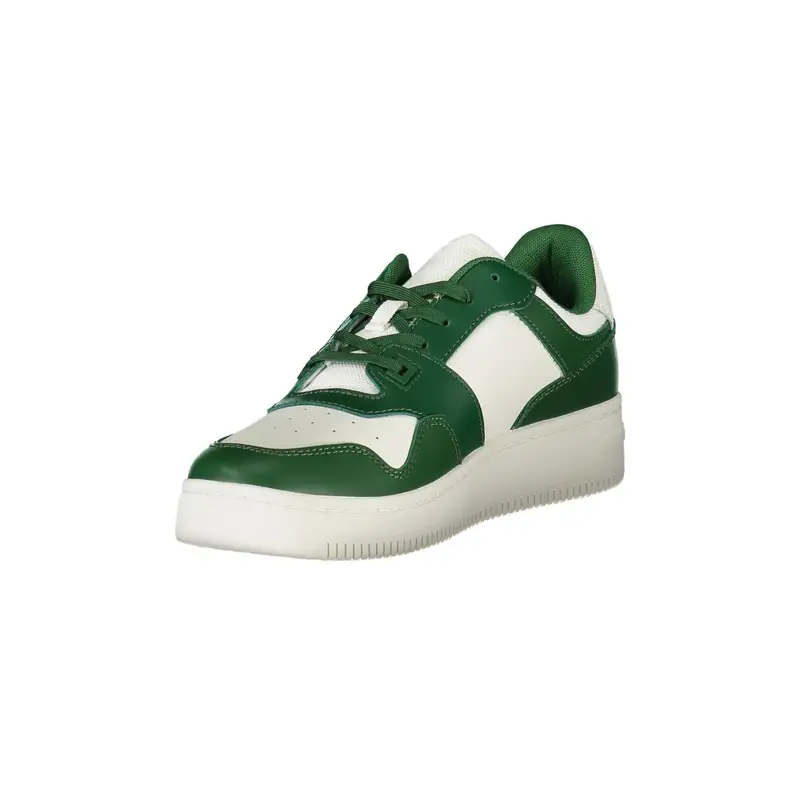 Scarpe Sneakers Uomo Verdi con Plantare Removibile e Dettagli a Contrasto Verde miniatura 3