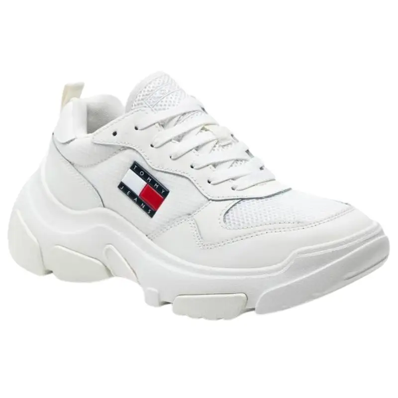 Scarpe sportive da donna Tommy Hilfiger Lightweight Hybrid Runner, di colore bianco. 36 36 beige