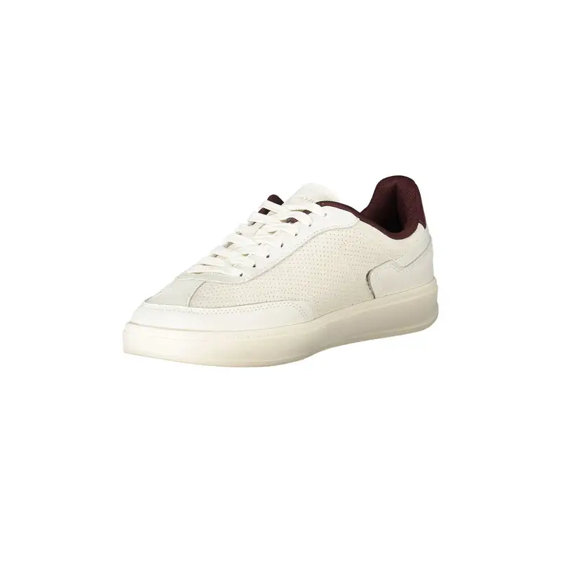 Scarpe Sportive Donna Beige con Dettagli Marroni e Ricamo miniatura 3