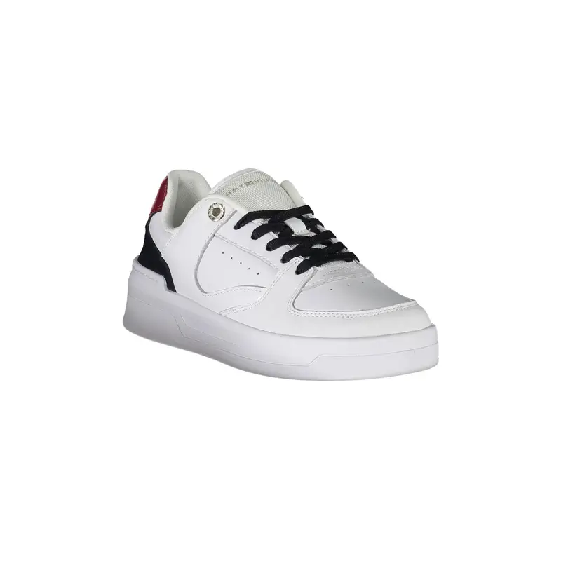 Scarpe Sportive Donna Bianche con Dettagli Logo Bianco miniatura 2