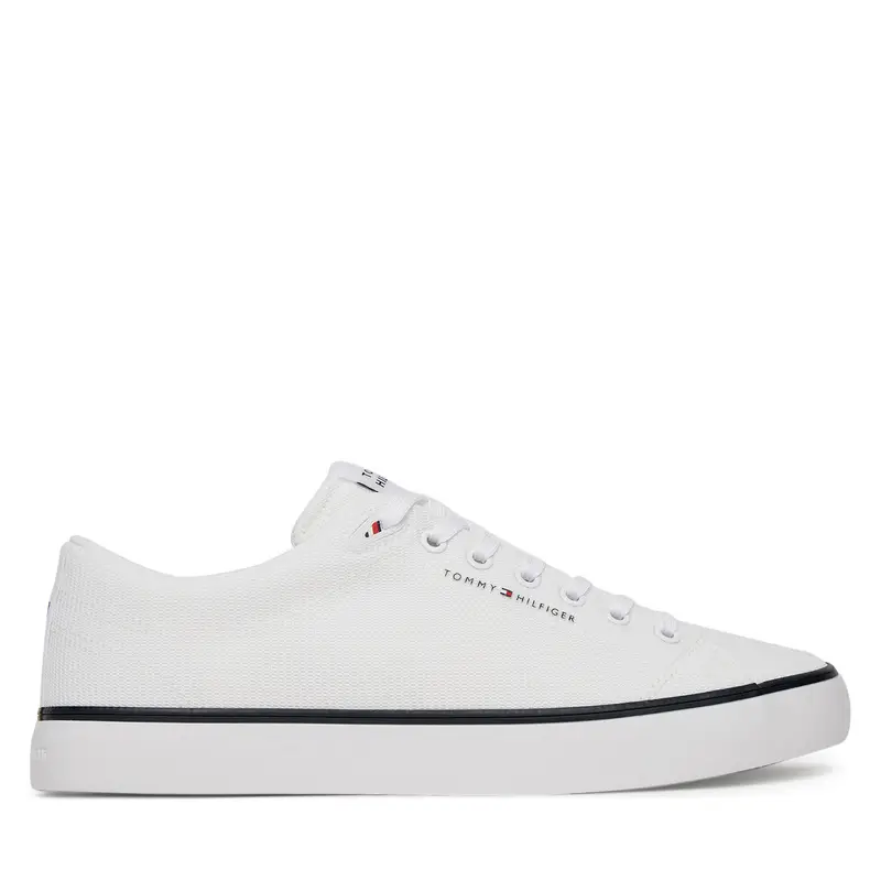 Scarpe sportive Tommy Hilfiger Hi Vulc Core Low Ii Mesh FM0FM05513 Bianco