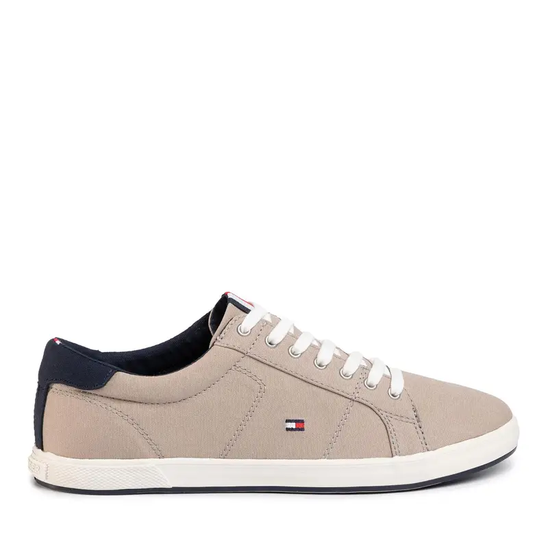 Scarpe sportive Tommy Hilfiger Iconic Long Lace Sneaker FM0FM01536AEP Beige