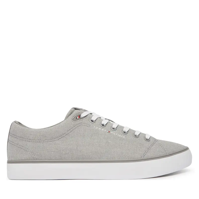 Scarpe sportive Tommy Hilfiger Th Hi Vulc Core Low Chambray FM0FM05818 Grigio