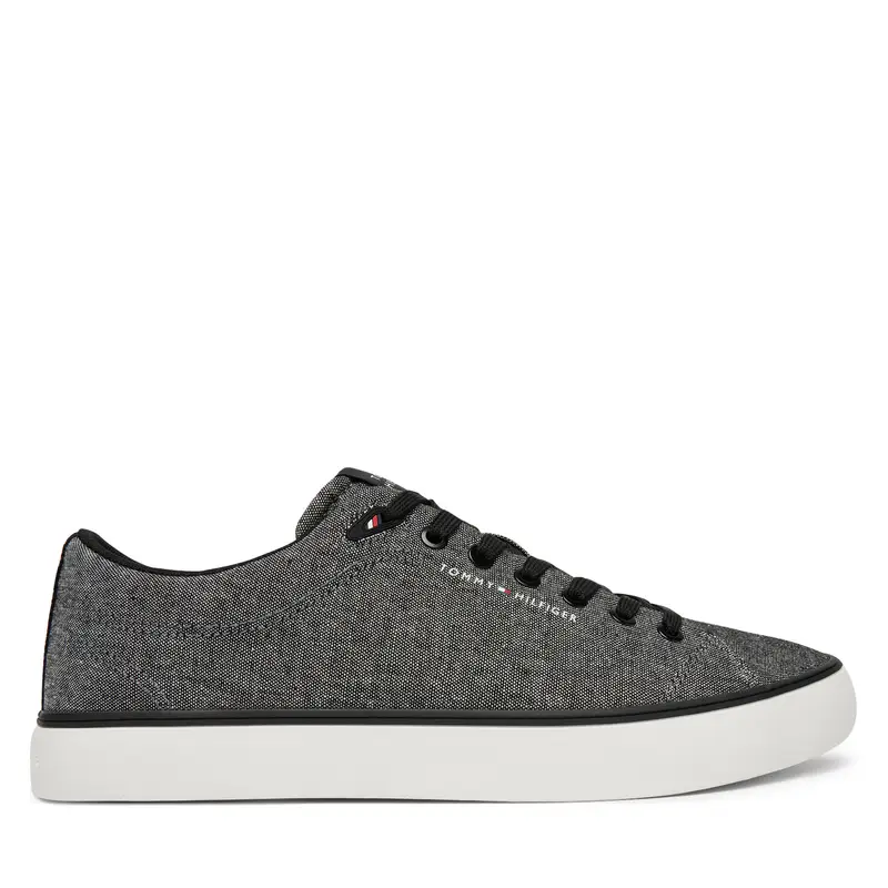Scarpe sportive Tommy Hilfiger Th Hi Vulc Core Low Chambray FM0FM05818 Grigio