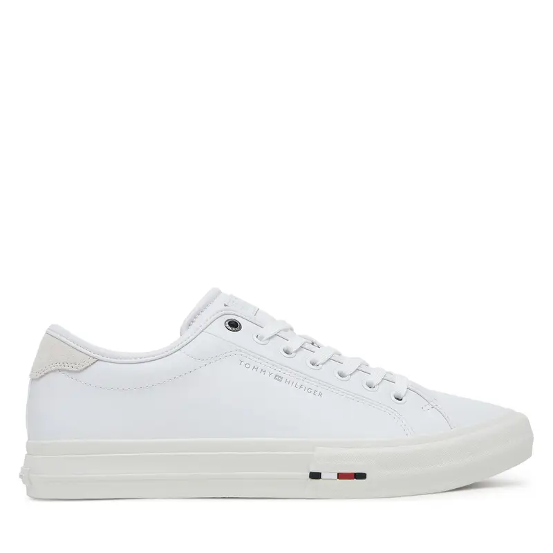 Scarpe sportive Tommy Hilfiger Th Hi Vulc Street Stitch FM0FM05645 Bianco