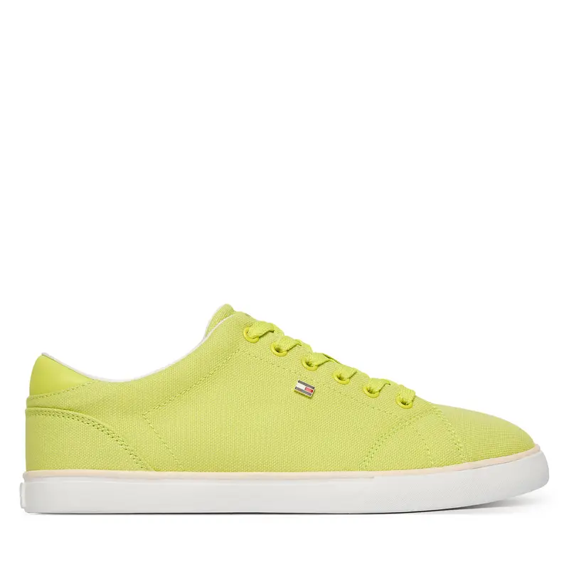 Scarpe sportive Tommy Hilfiger Th Low Profile Vulc Canvas FW0FW09102 Giallo
