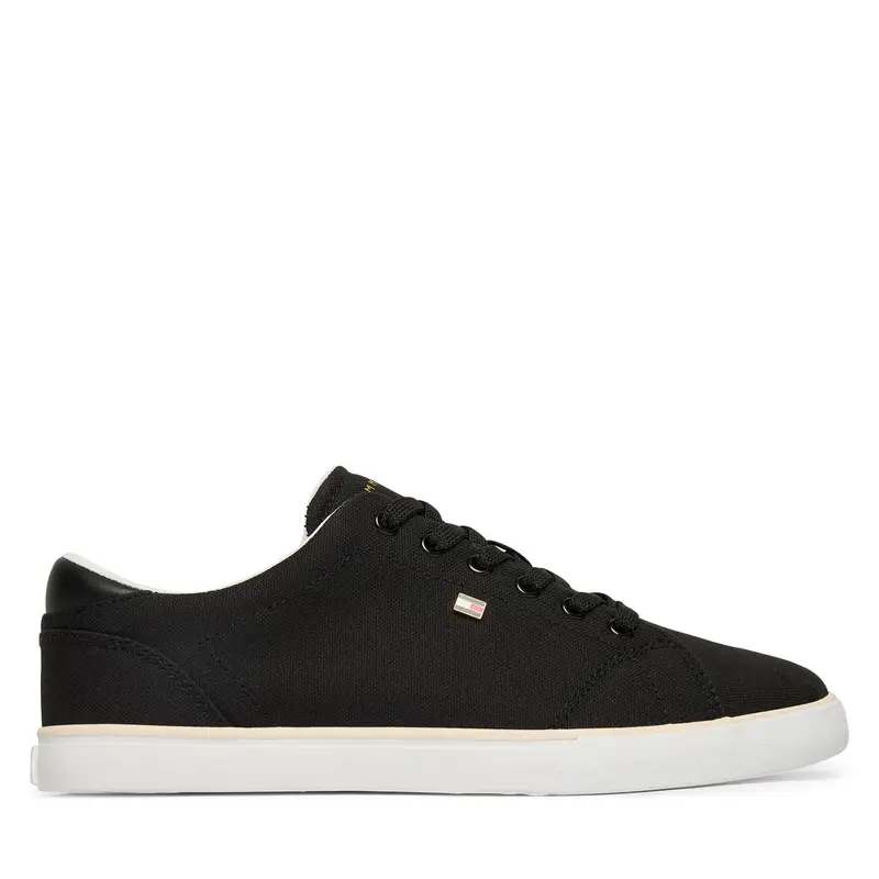 Scarpe sportive Tommy Hilfiger Th Low Profile Vulc Canvas FW0FW09102 Nero