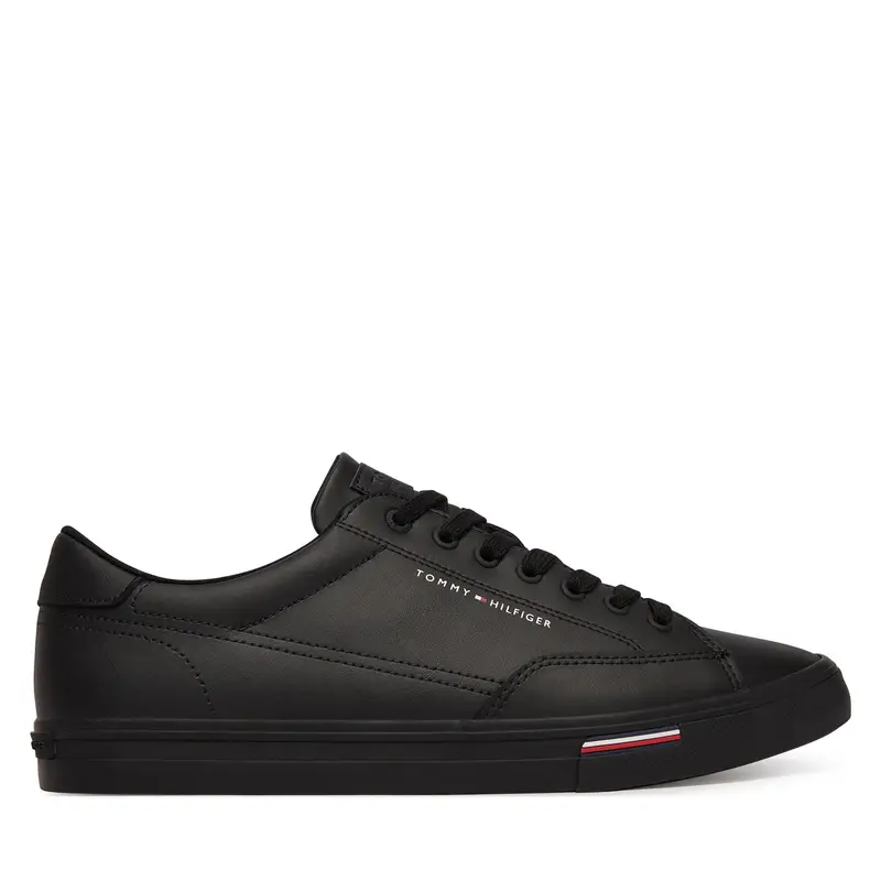 Scarpe sportive Tommy Hilfiger Vulc Core Rwb Long Lace Lth FM0FM05814 Nero