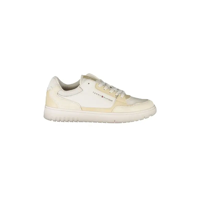 Scarpe Sportive Uomo Beige con Dettagli a Contrasto