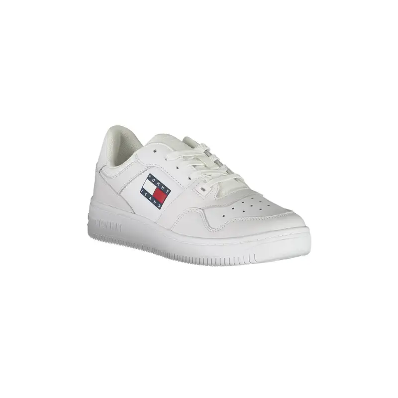 Scarpe Sportive Uomo Bianche con Stampa e Logo Bianco miniatura 2