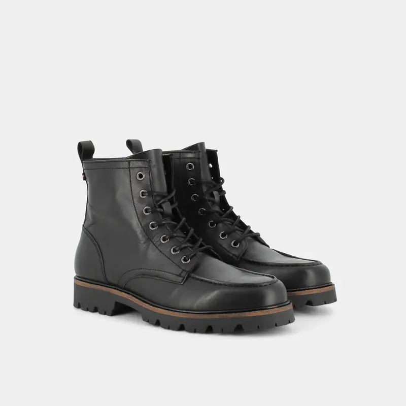 Tommy Hilfiger Scarponcini Uomo Nero 2685538 miniatura 2