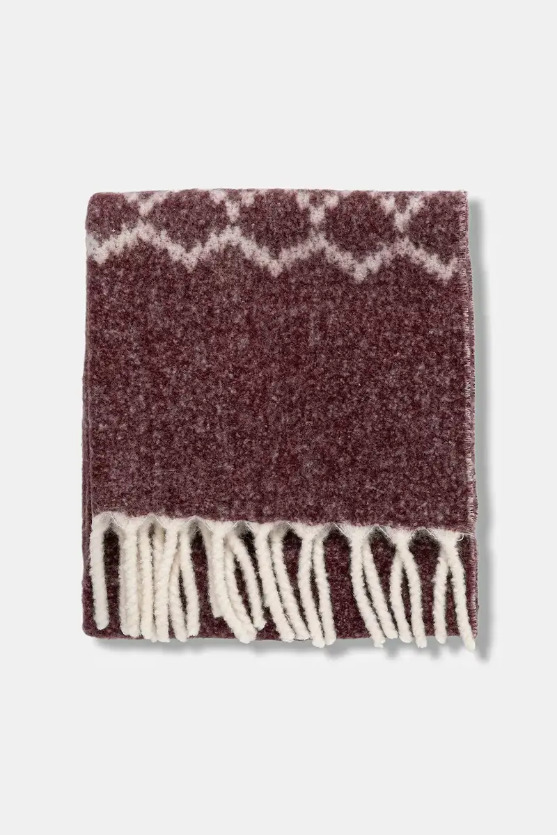 scialle con lana colore granata AW0AW17968 miniatura 2