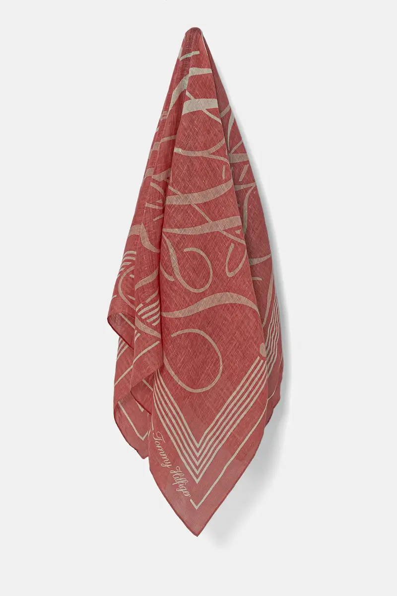 scialle di lino donna colore rosa AW0AW17491