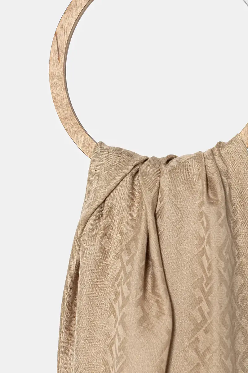 scialle donna colore beige AW0AW17789 miniatura 2