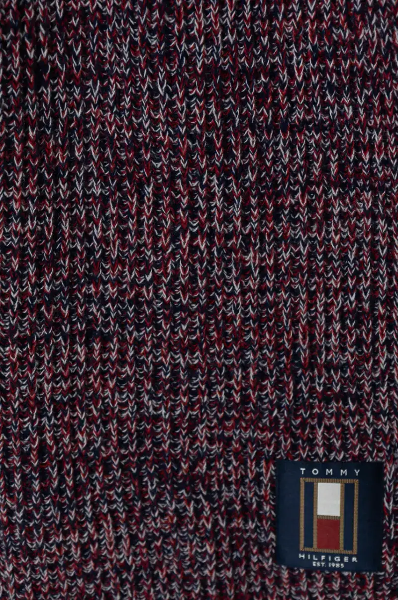 sciarpa in lana Blu navy miniatura 2