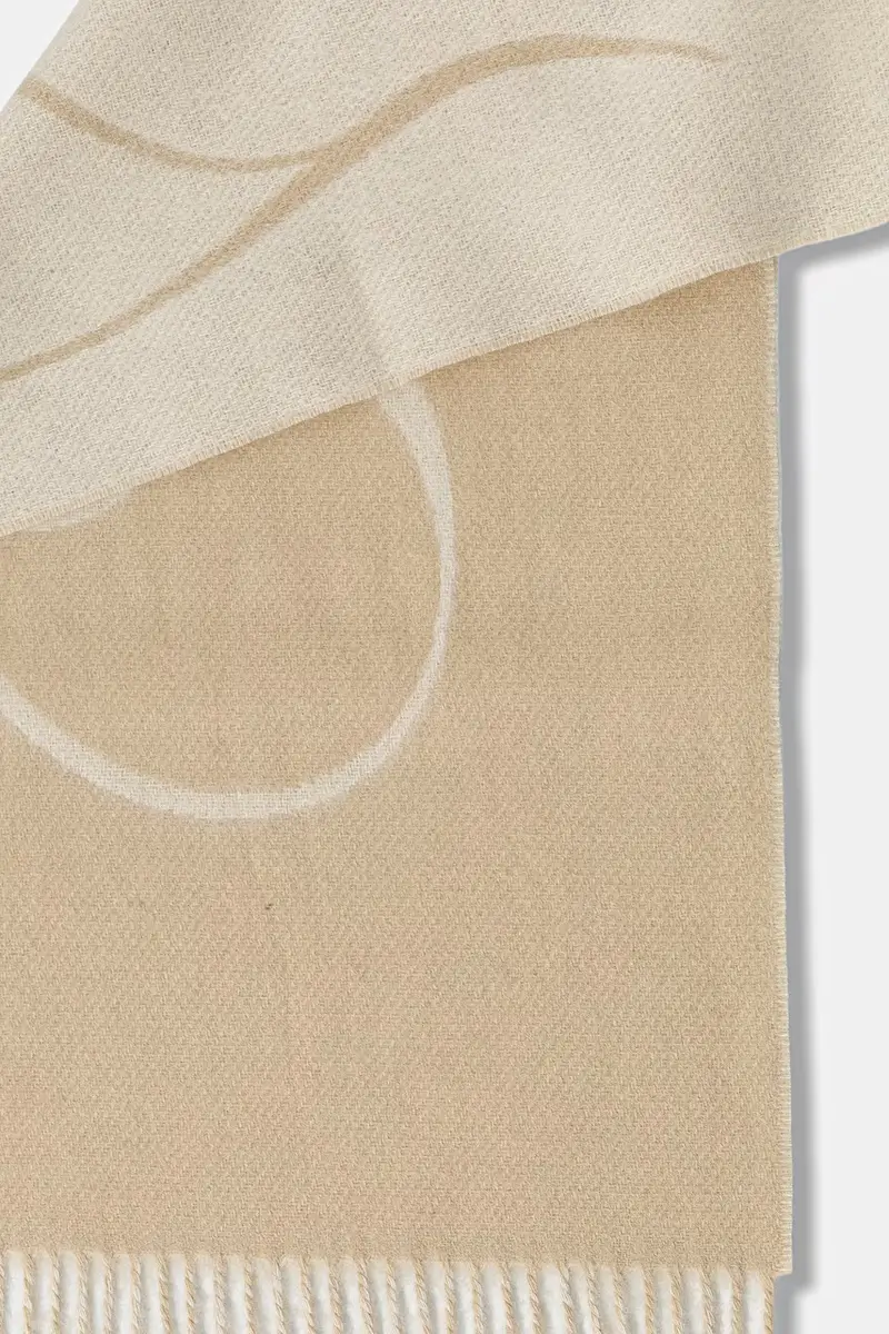 sciarpa in lana donna colore beige AW0AW17786 miniatura 2