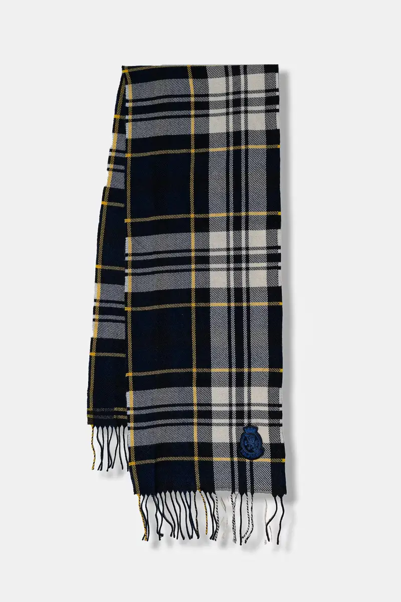 sciarpa in lana uomo colore blu navy AM0AM13599