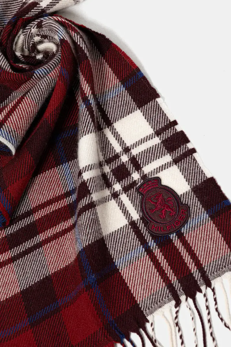 sciarpa in lana uomo colore granata AM0AM13599 miniatura 2