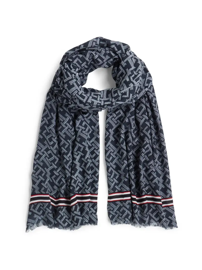 Sciarpa navy / rosso / bianco