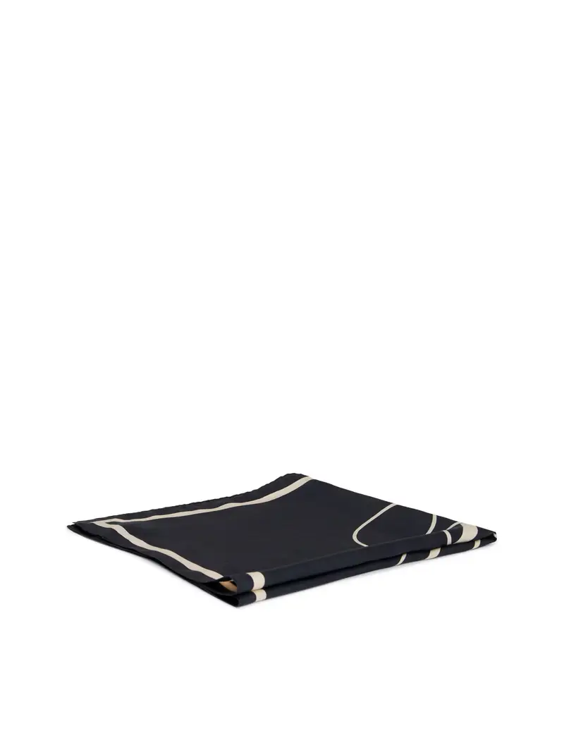 Sciarpa nudo / marino miniatura 2