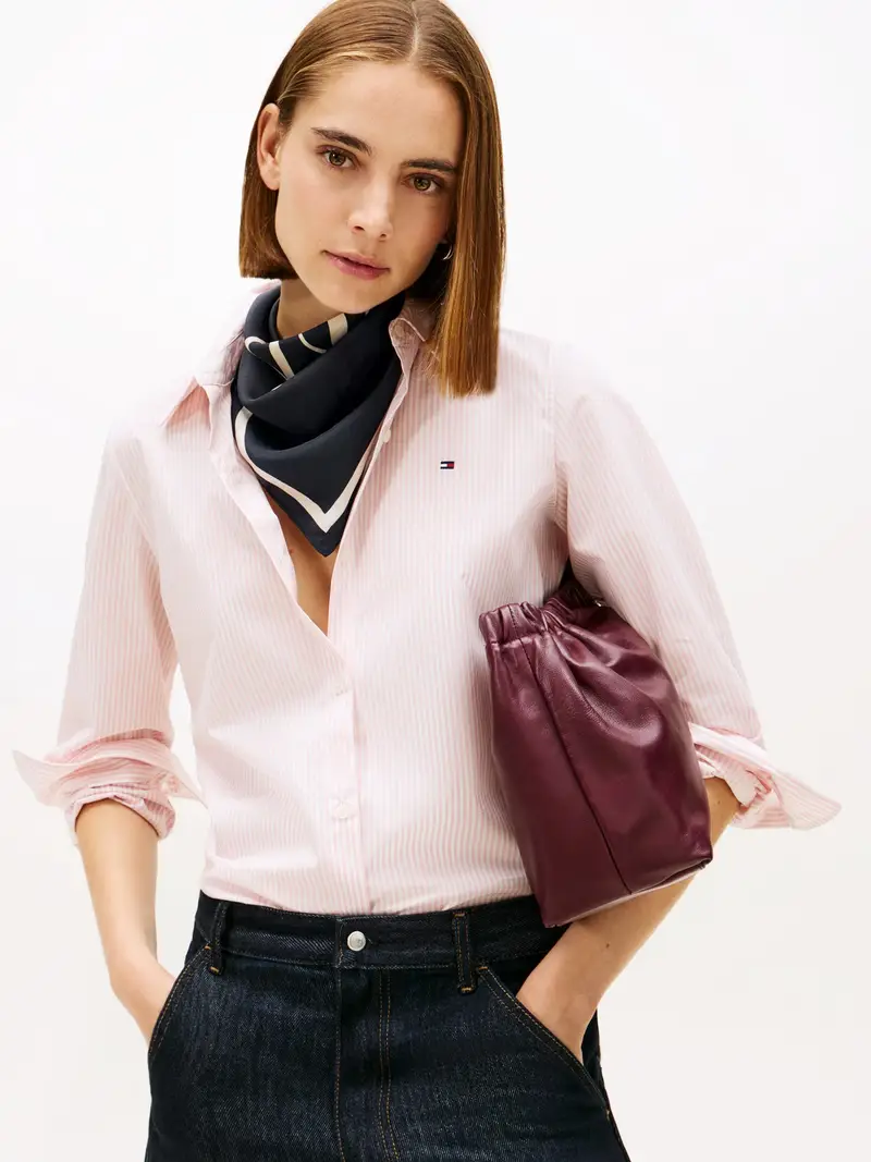 Sciarpa nudo / marino miniatura 3