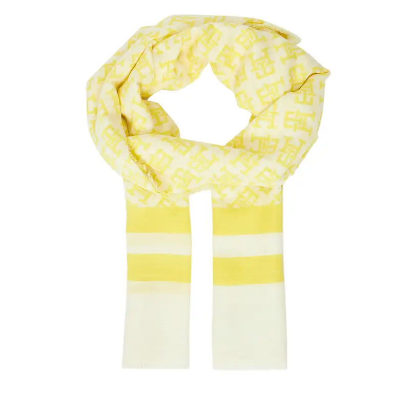 Sciarpa Tommy Hilfiger Beach Summer Mono Scarf AW0AW16030 Giallo