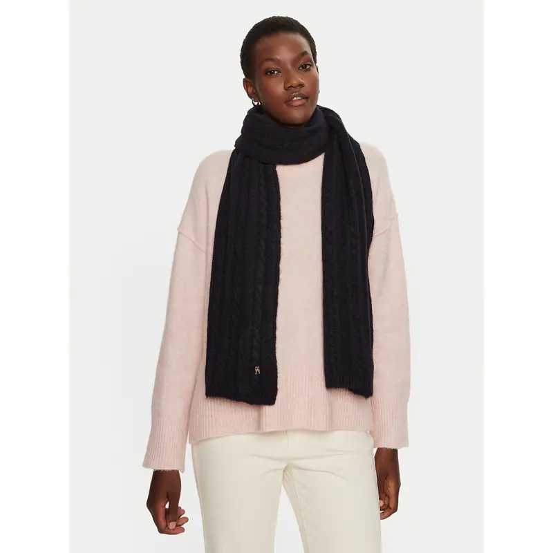 Sciarpa Tommy Hilfiger Timeless AW0AW16990 Blu scuro
