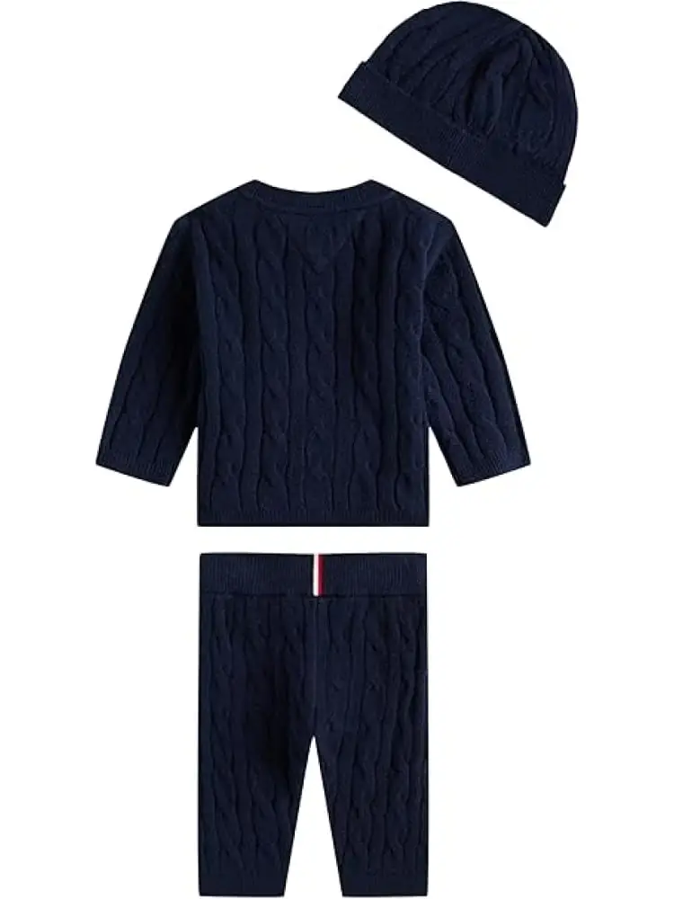 set blu navy neonata mini logo miniatura 2