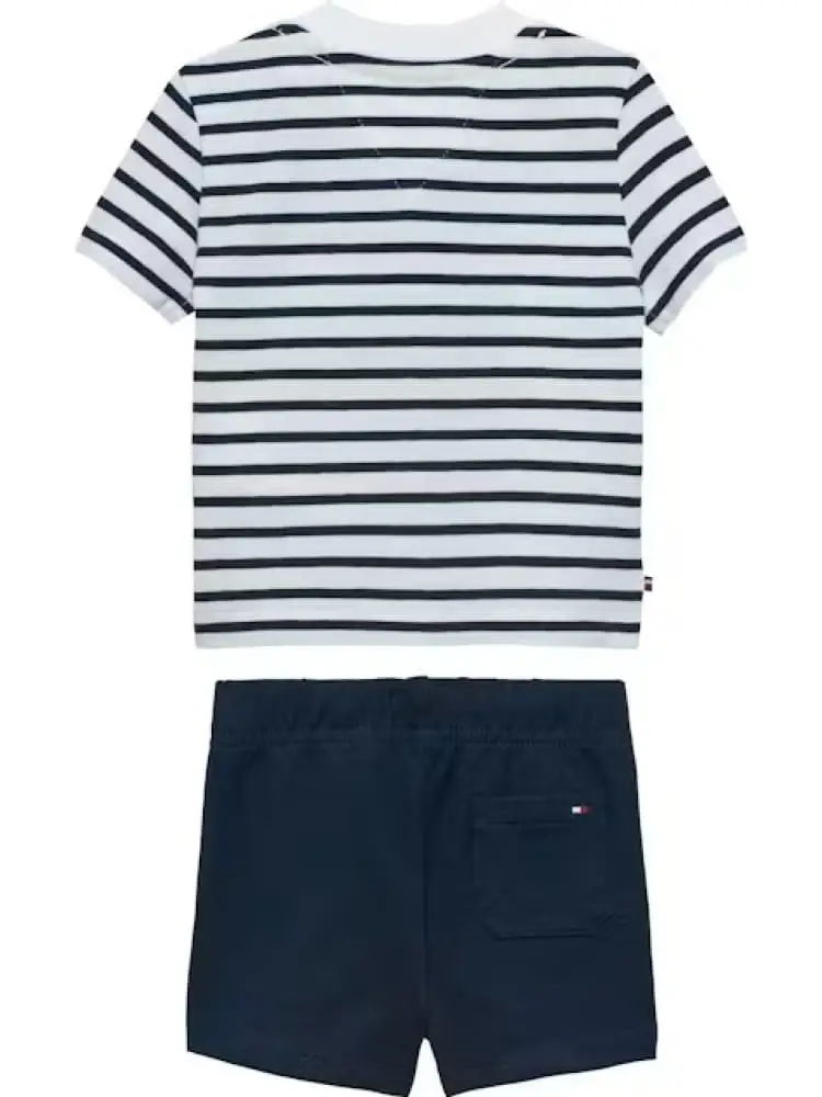 set blu navy neonato mini logo miniatura 2