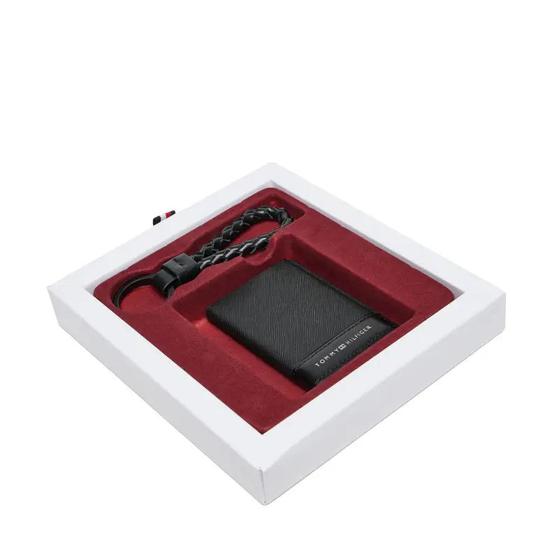 Set regali Tommy Hilfiger Th Saffiano Metal AM0AM13127 Nero