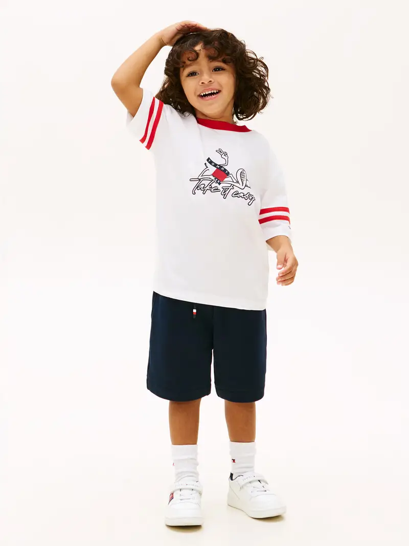 Set TAKE IT EASY navy / rosso / bianco miniatura 2