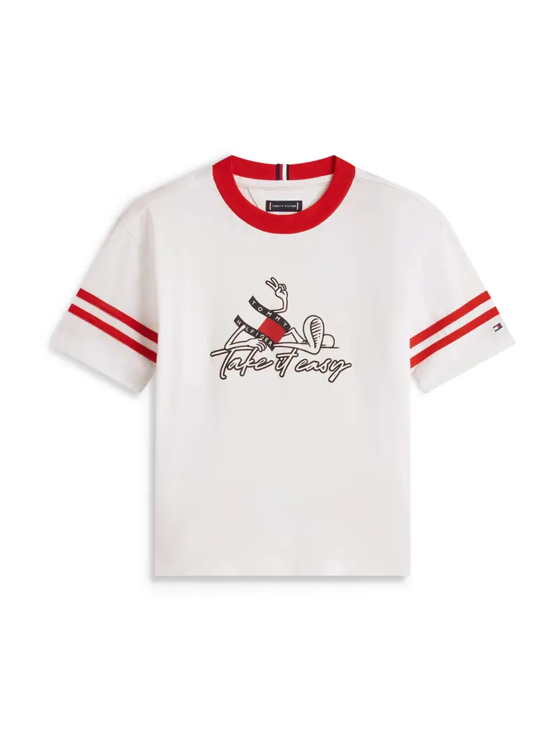 Set TAKE IT EASY navy / rosso / bianco