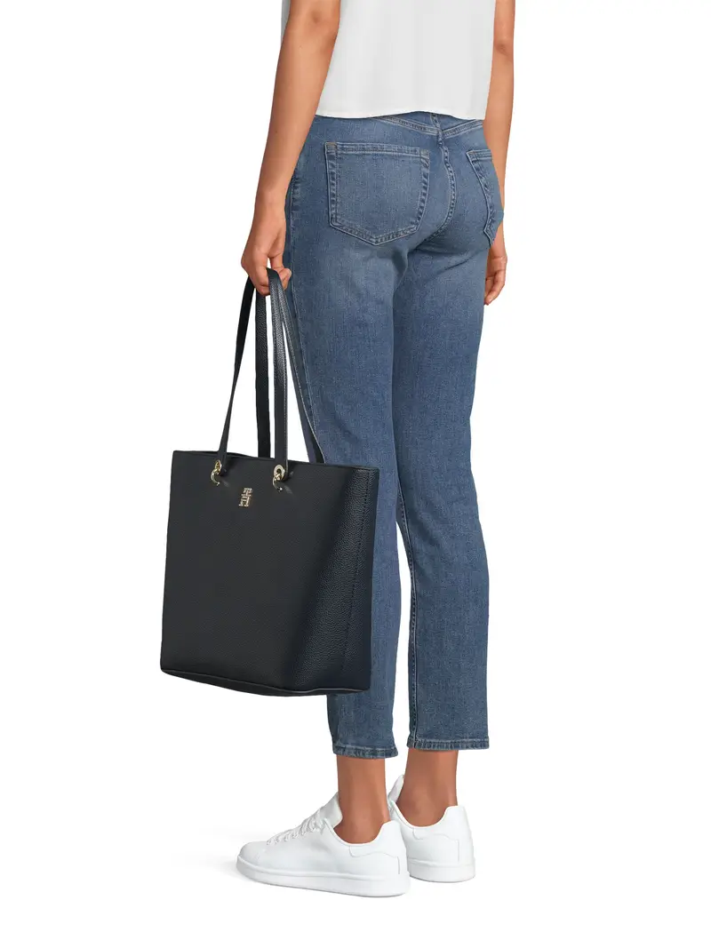 TOMMY HILFIGER Shopper blu notte / oro miniatura 3