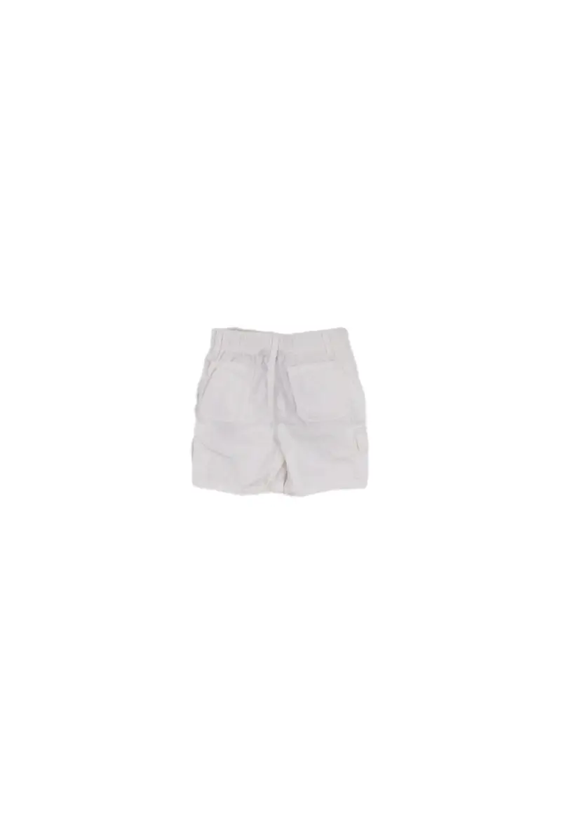 Shorts Bambino TOMMY HILFIGER White Woven cargo short th miniatura 2