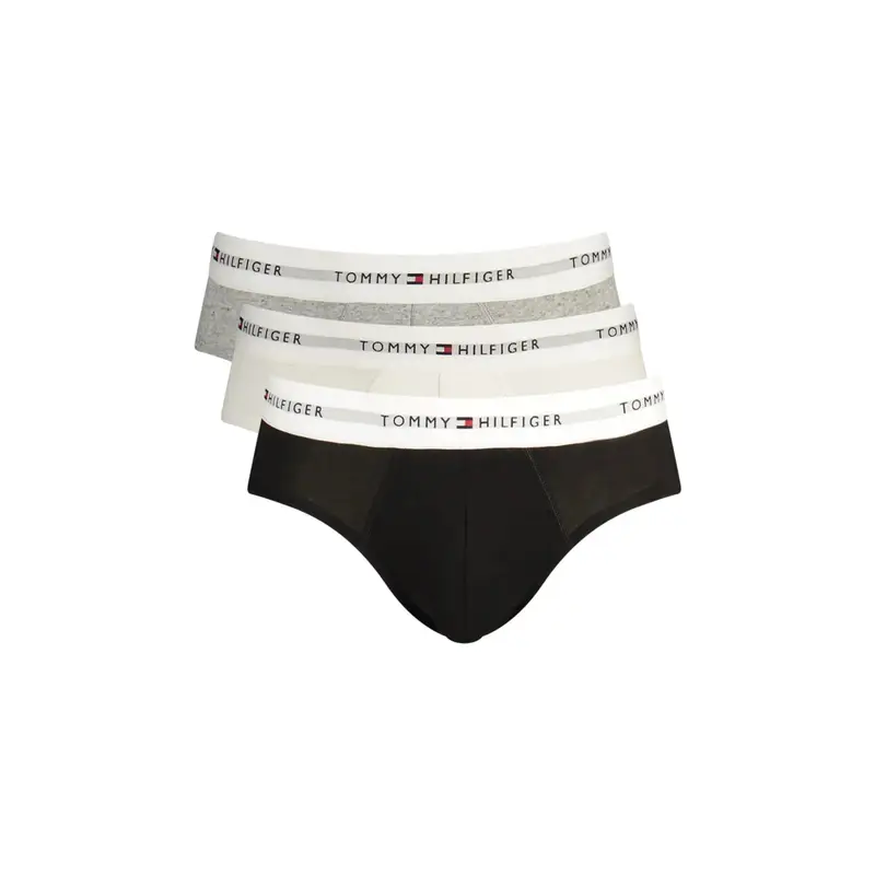 Slip Uomo Grigio Stampa Logo