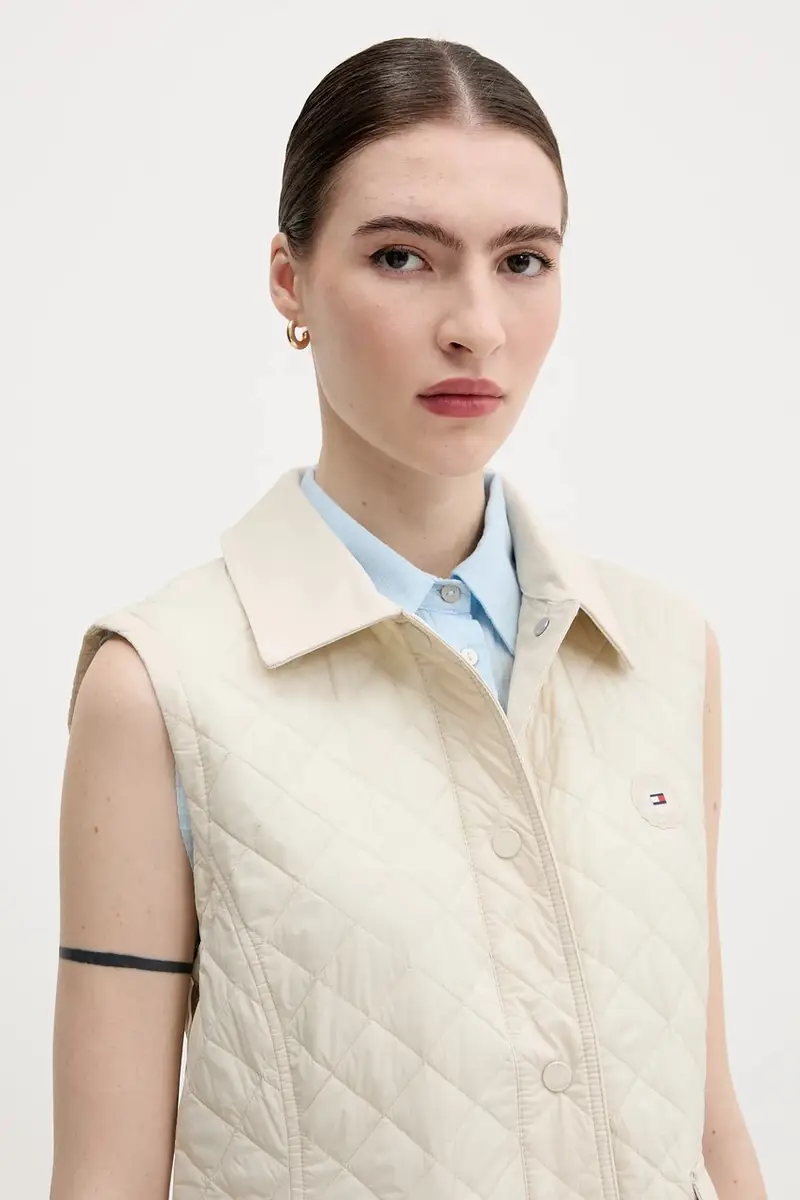 smanicato donna colore beige WW0WW45638 miniatura 4